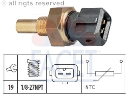 Facet senzor temperatura lichid racire ford