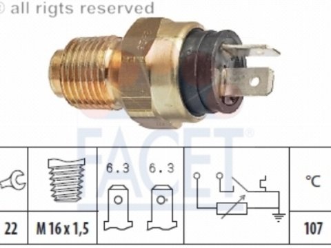 Facet senzor temperatura lichid racire iveco daily, peugeot boxer