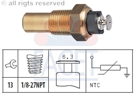 Facet senzor temperatura lichid racire opel vectra