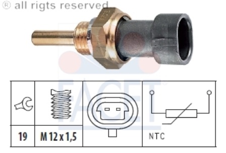 Facet senzor temperatura ulei fiat, lada, lancia, opel, renault espace, saab 9-5