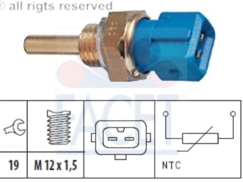 Facet senzor temperatura ulei honda, hyundai, lancia, land rover, iveco daily II,