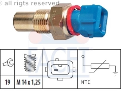 Facet senzor temperatura ulei peugeot