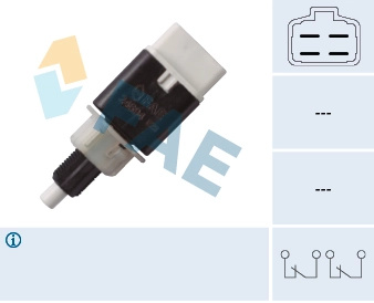 FAE Comutator lumini frana 24694 model SUZUKI ALTO VII (GF) 2009 2010 2011 2012 2013 2014