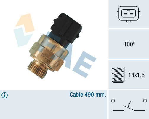 FAE Comutator temperatura, racire 35570 la BMW 3 Touring (E36) 1995 1996 1997 1998 1999