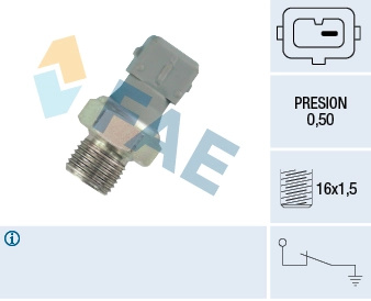 FAE Senzor presiune ulei 12460 model SUZUKI SAMURAI autoturism de teren, inchis (SJ_) NF8Q 1870cc 64cp 47kW 1998 1999 2000 2001 2002 2003 2004