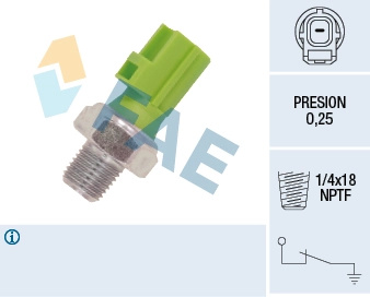 FAE Senzor presiune ulei 12613 model FORD FOCUS II Turnier (DA_, FFS, DS) QQDB; QQDA; Q7DA 1798cc 125cp 92kW 2004 2005 2006 2007 2008 2009 2010 2011 2012