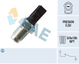 FAE Senzor presiune ulei 12615 pentru masina FORD MONDEO III Turnier (BWY) MEBA 2967cc 226cp 166kW 2000 2001 2002 2003 2004 2005 2006 2007