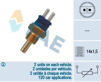 FAE senzor,temperatura lichid de racire 32580 mode