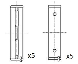 FAI AutoParts Cuzineti, arbore cotit BM1050-STD pentru masina ALFA ROMEO 166 (936_) 1998 1999 2000 2001 2002 2003 2004 2005 2006 2007