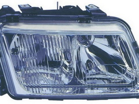 Far Audi A3 (8L) 01.1996-12.1999 TYC fata dreapta tip bec H4+H7 cu lampa ceata