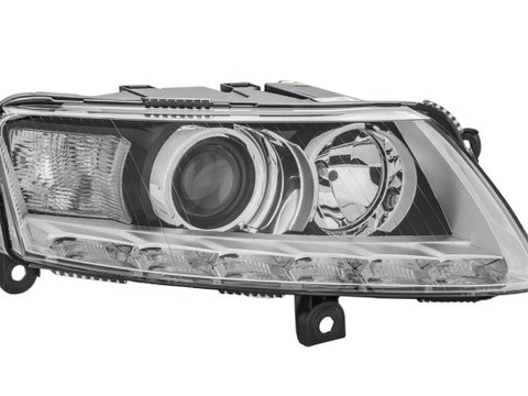 Far Audi A6 (C6) 10.2008-03.2011 HELLA fata dreapta daytime running light tip bec D3S+H7 xenon , fara balast