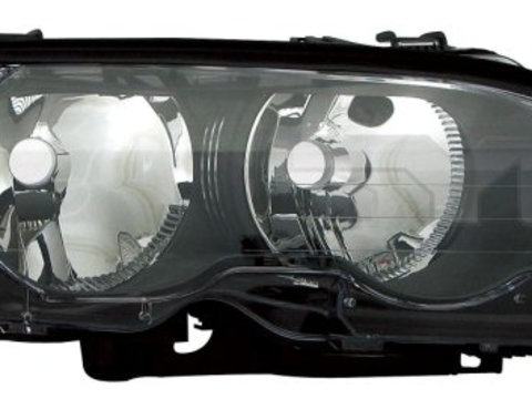 Far Bmw Seria 3 (E46) Coupe/Cabrio 07.2001-03.2003 AL Automotive lighting fata dreapta tip bec H7+H7, reflector negru cu motoras