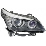 Far BMW Seria 5 (E60/E61), 04.2007-06.2010, HELLA, fata, partea dreapta, bi-xenon, transformarea sistemului de iluminat, cu lumina de zi,tip bec D1S+H3+H8+PY21W, electric, fara bec descarcare, fara balast, fara bec/-uri, cu motor,