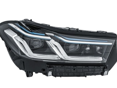 Far BMW Seria 6 GT (G32), 09.2020-, partea Dreapta, HELLA, cu lumina dinamica pentru viraje, cu lumina viraje statica, fara marcaj BMW, marcaj Laser, fara unitate control LED, cu modul LED, Tip de bec : Laser+LED
