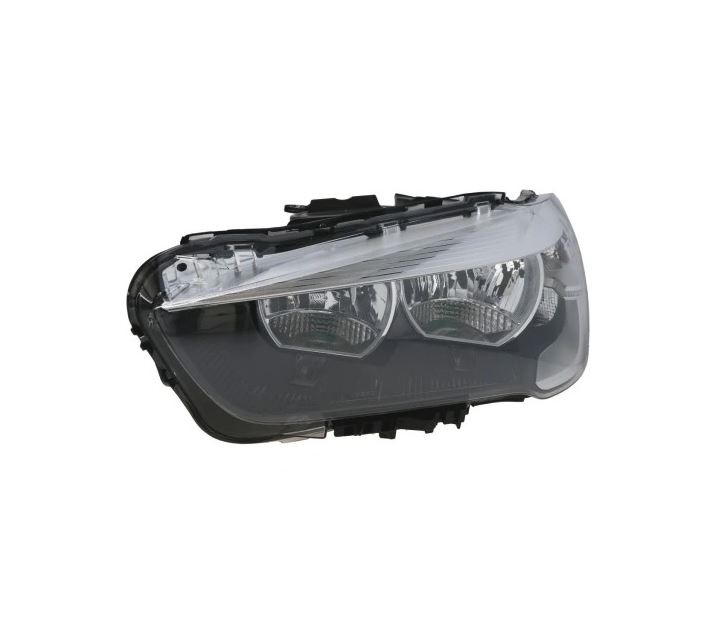 Far BMW X1 (F48), 06.2015-, TYC, fata, partea stanga, cu &#39,lumina de zi&#39, tip LED,tip bec H7+H7+PY21W, electric, argintiu, cu motor,