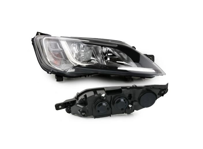 Far CITROEN JUMPER, 06.2014-, FIAT DUCATO, 06.2014-, PEUGEOT BOXER, 06.2014-, RapidAuto, fata, partea dreapta, tip bec H7+H7+PY21W+W21/5W, electric, argintiu, cu motor,