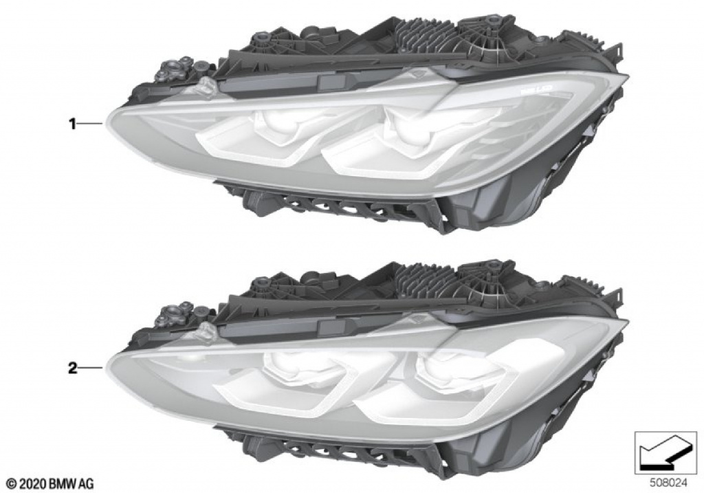 Far dr led seria 4 complet Bmw G22 G23 an 2021 cod