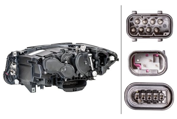 Far # dreapta Bmw Seria 5 2011 2012 2013 2014 2015 2016 # 1EX 011 072 921 # HELLA
