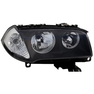 Far dreapta BMW X3 E83 2003->2011 perioada 2003 2004 2005 2006 cu motor reglaj, semnal alb, cu reglaj electric, cu bec H7/H7