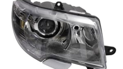 Far Dreapta (D1S/H3/W16W/W5W electric cu motor Bi-Xenon halogen insertie culoare: cromat) SKODA SUPERB II -06.13