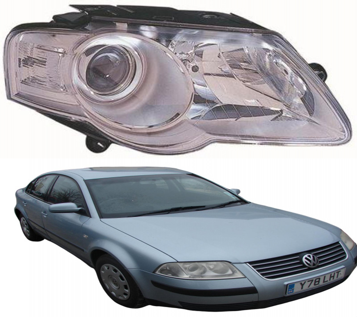 Far Dreapta Halogen Nou Volkswagen VW Passat B5.5 (facelift) 2000 2001 2002 2003 2004 2005 44111A7RLDEM1 30-112-837