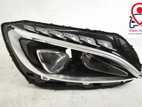 Far Dreapta Original Full Led High Performance Avariat Mercedes-Benz C-Class W205/S205/C205 2014 2015 2016 2017 2018