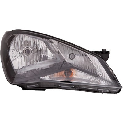 Far dreapta SEAT Mii 2011-> perioada 2011 2012 2013 2014 2015 2016 2017 2018 2019 fara motor reglaj, fumuriu, semnal transparent, cu reglaj electric, cu bec H4