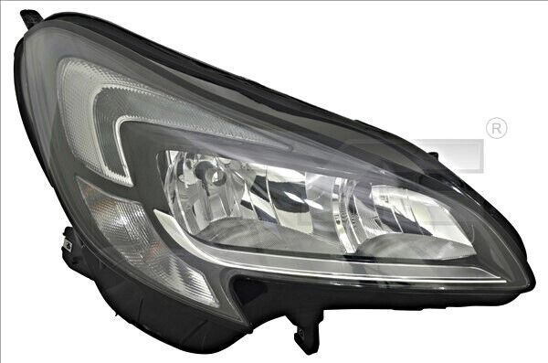 Far ELEC. (H7/H7) cu LED DRL OPEL CORSA E 15-19 co