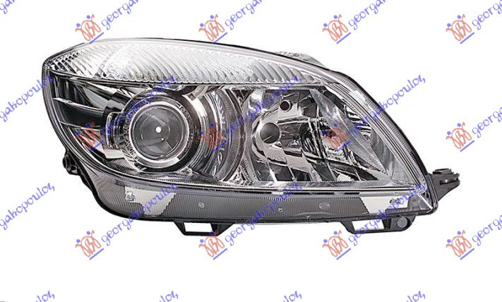FAR ELECTR. (H4) ADAPTIV HELLA - SKODA ROOMSTER 10-15, SKODA, SKODA ROOMSTER 10-15, 749005146