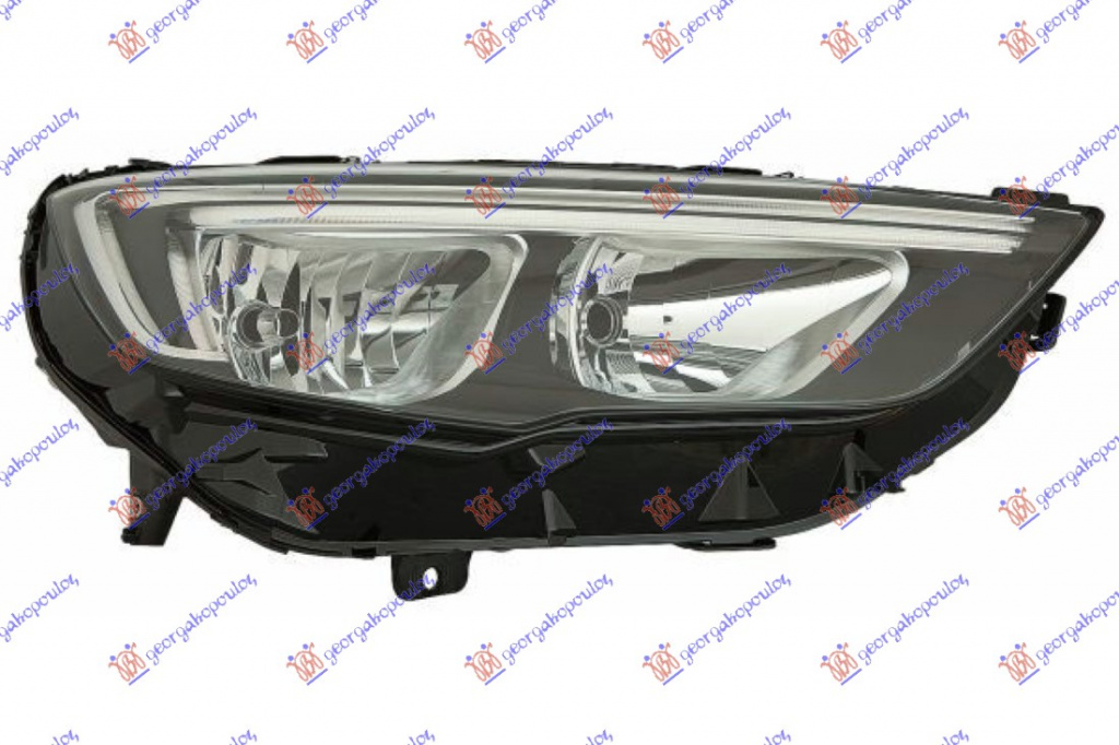 FAR ELECTRIC CROMAT (H7/H7) CU LED DRL (E) (DEPO) DR. , OPEL, OPEL INSIGNIA 17-, 608105136