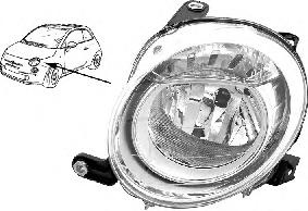 Far FIAT 500 (312), FIAT 500 C (312) - VAN WEZEL 1604962M