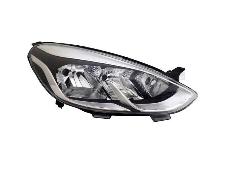 Far Ford Fiesta, 08.2017-2023, montare fata, dreapta, H15+H7+PY21W+W5W, electric, cu motor, halogen, TYC