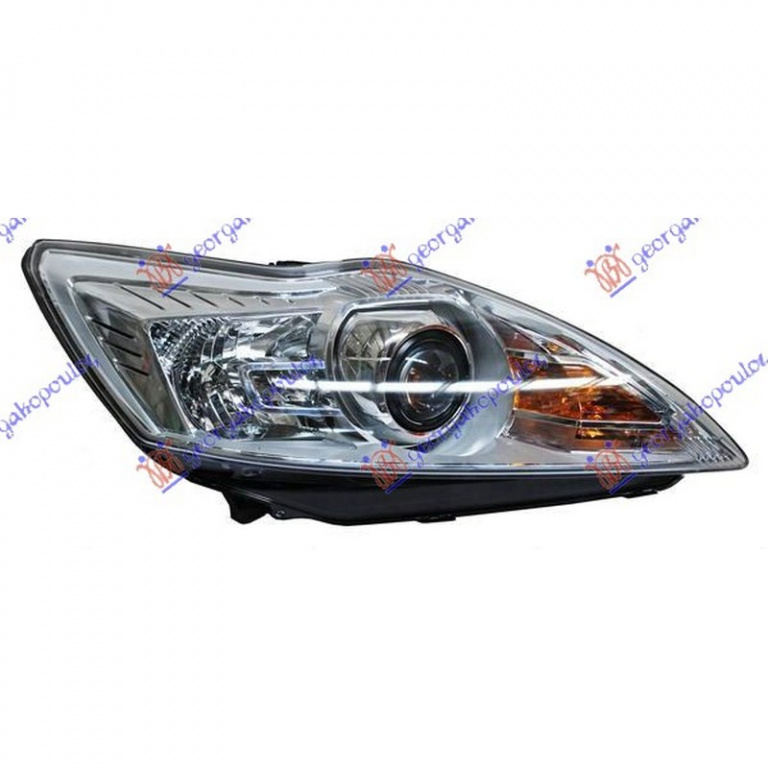 FAR FORD FOCUS 2 2004->2010 Far dreapta Xenon/H1 cromat adaptiv 2008-> PIESA NOUA ANI 2004 2005 2006 2007 2008 2009 2010