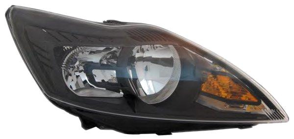 Far Ford Focus 2 (DA_) 01.2008-12.2010 TYC H1+H7 cu motoras, culoare negru