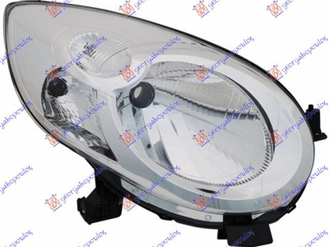 Far halogen (TYC) stanga/dreapta CITROEN C1 06-12 CITROEN C1 12-14 Cod 620872 , 620672