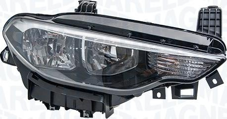 Far Lampa frontala Stanga halogen H15-H3-PY21W bec culoare insert. negru culoare semnalizator. portocaliu se potrivește. FIAT TI FIAT TIPO (356_), Hatchback, 03.2016 - Magneti Marelli 712105429980