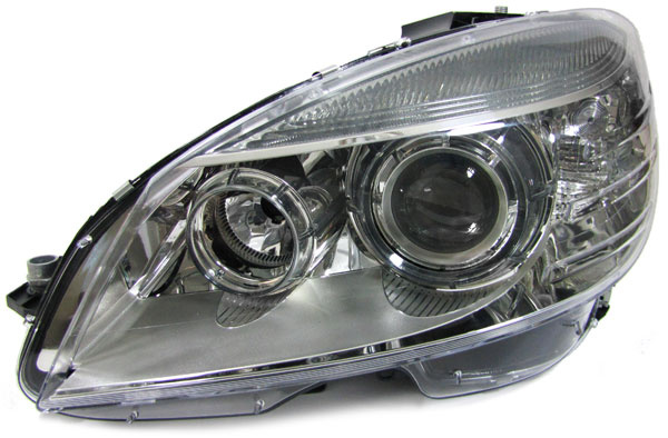 Far Mercedes Clasa C (W204) 03.2007-03.2011, Clasa CLC (CL203), 05.2008-03.2011 AL Automotive lighting partea Dreapta D1S+H7, reglaj electric