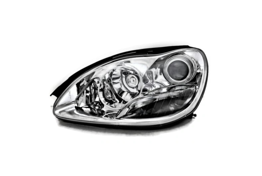 Far Mercedes Clasa S (W220) 2003-08.2005, montare fata, stanga, cu lampa ceata fata, H7+H7+H7+PY21W+W5W, electric, fara motor, halogen, MAGNETI MARELLI