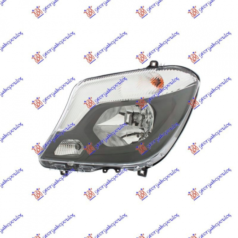 FAR MERCEDES SPRINTER W906 2006->2013 Far reglaj cu reglaj electric (E) (cu motor) stanga, 2013-> PIESA NOUA ANI 2013 2014 2015 2016 2017 2018