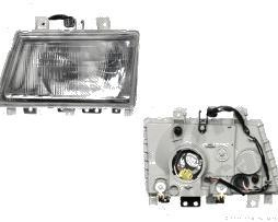 Far Mitsubishi Canter 2005-2011 DEPO partea Stanga, tip bec H4 reglare manuala, tip far Koito
