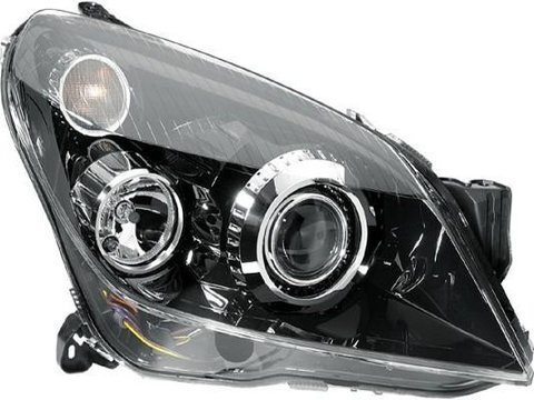 Far Opel ASTRA H, 10.2003-12.2012, HELLA 1ZS008710-321 partea Dreapta, tip bec xenon D2S+H7, cu motoras, cu lumini de curbe