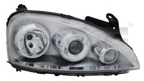 Far OPEL CORSA C (F08, F68) (2000 - 2009) TYC 20-0424-05-2