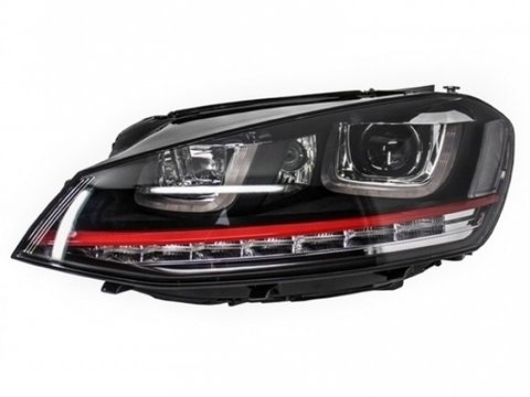 Far Stanga Am Volkswagen Golf 7 2012→ 3D LED R20 GTI Design HLVWG7GTILED