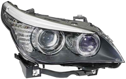 Far stanga BMW Seria 5 E60/61 03/10 Hella 2007+