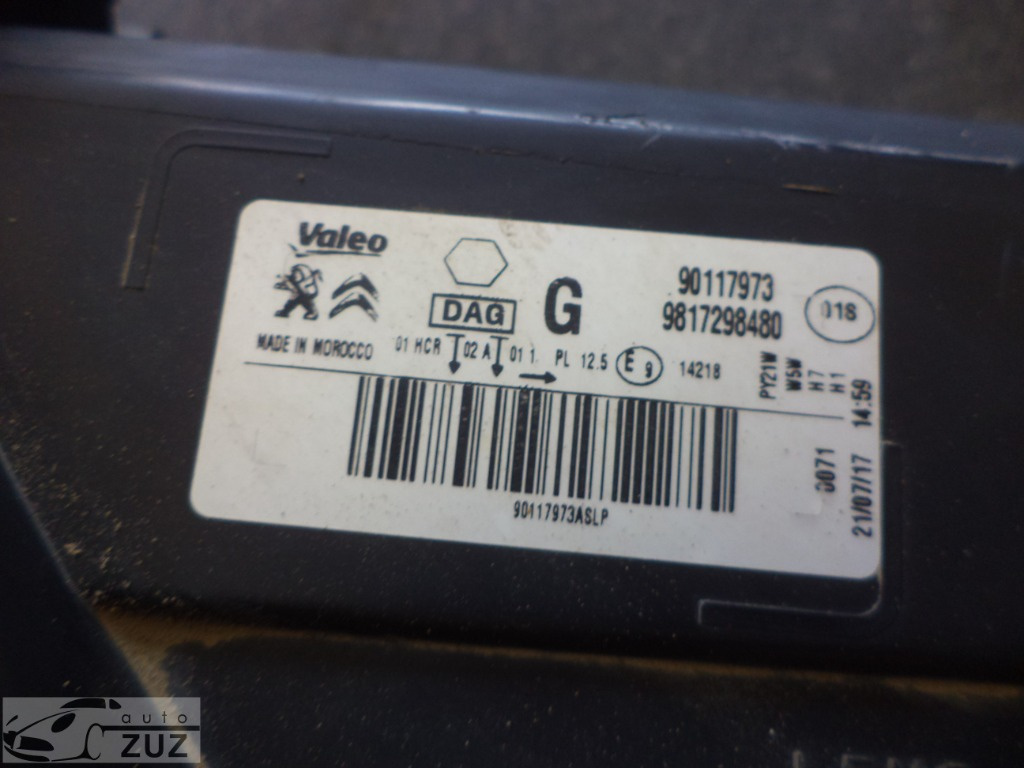 Far stanga CITROEN C-Elysee - 9817298480