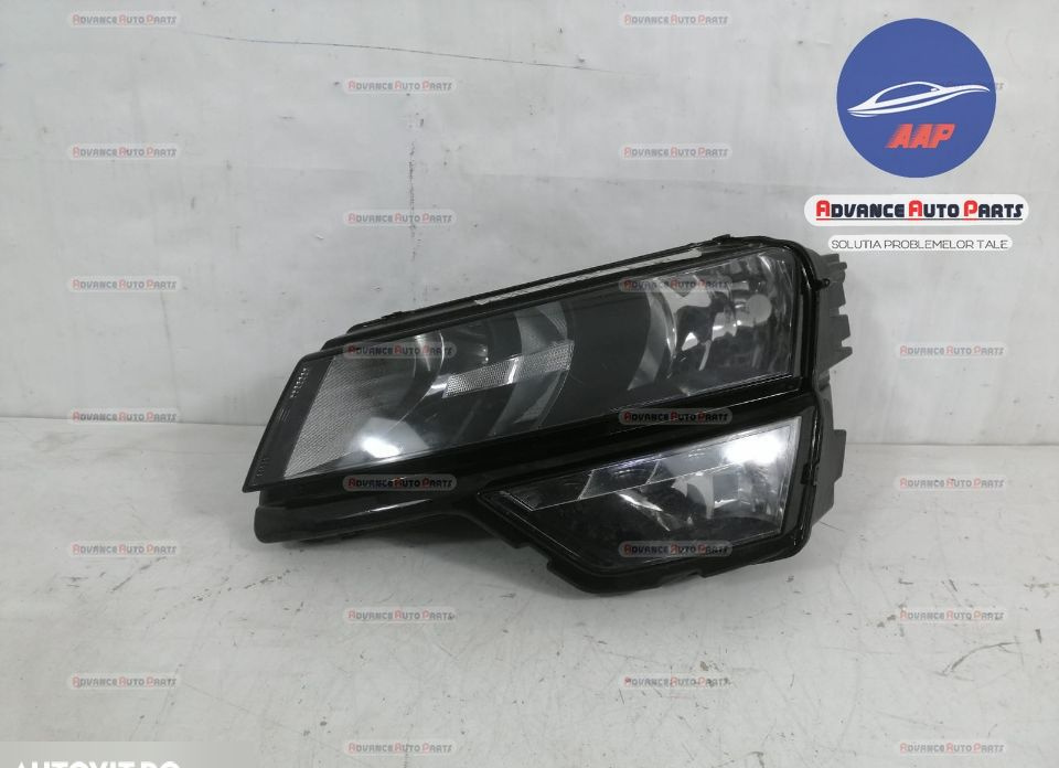 Far Stanga cu halogen si led original Skoda Karoq 1 2017 2018 2019 2020 Skoda Karoq 1 2017 2018 2019 2020