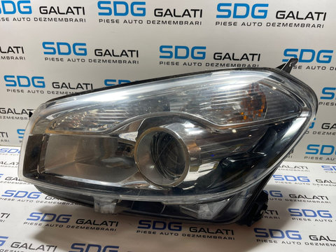 Far Stanga Halogen cu Lupa Nissan Qashqai J10 Facelift 2007 - 2013 Cod 26060BR61A 1LL010335 [2770]