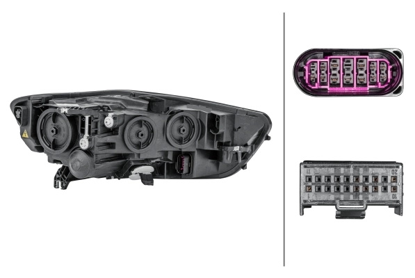 Far stanga HELLA AUDI (FAW) A6L C7 (4X8, 4XL) 2012-2018 - 1EL 012 976-011
