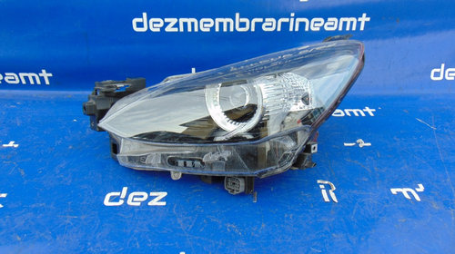 Far stanga Mazda 2 2014+ Led+lupa cod D4