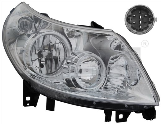 Far TYC 20-11334-15-2 montare stanga pentru FIAT D
